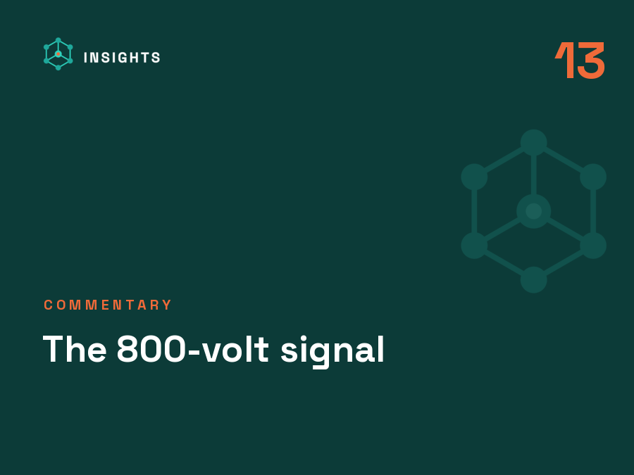 The 800-volt signal: what the shift to DC tells us about the next generation of AI infrastructure